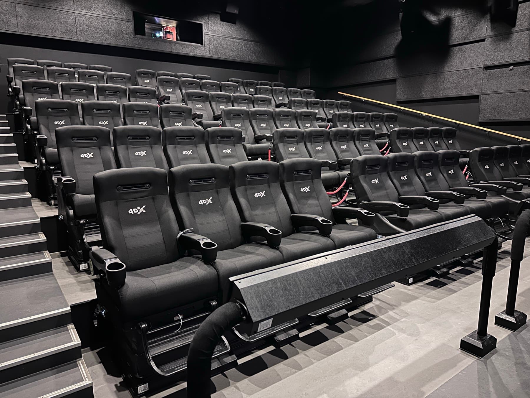 Cinema auditorium before doors